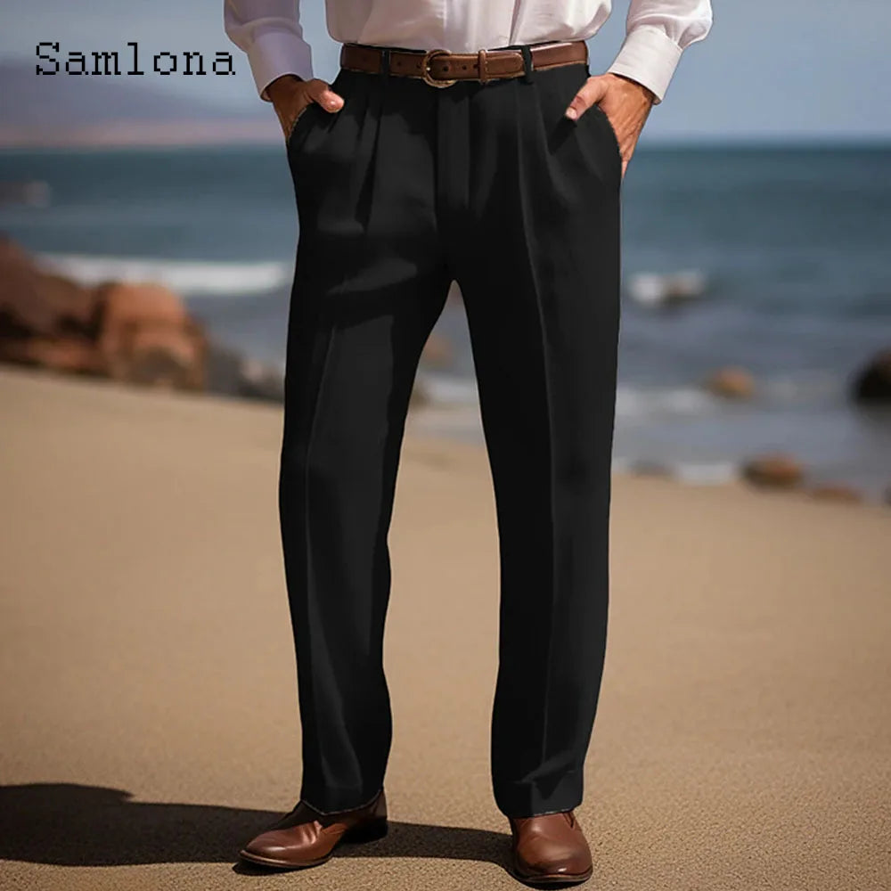 Sloane Cotton Linen Blend Trouser