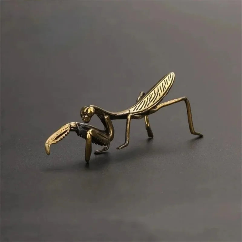 Copper Mantis Miniature Ornament