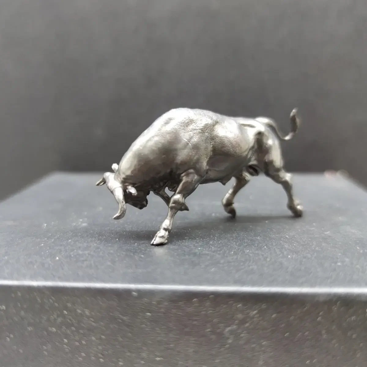 Vintage Copper Wall Street Bull - Desktop Ornament