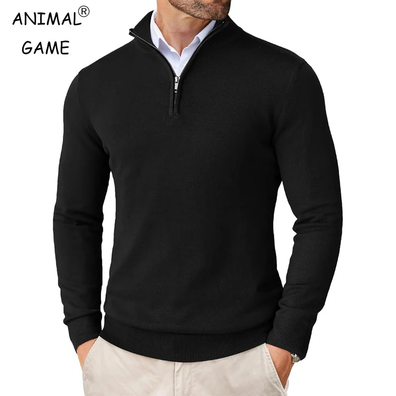 Palm Cove Quarter Zip Knitted Sweater