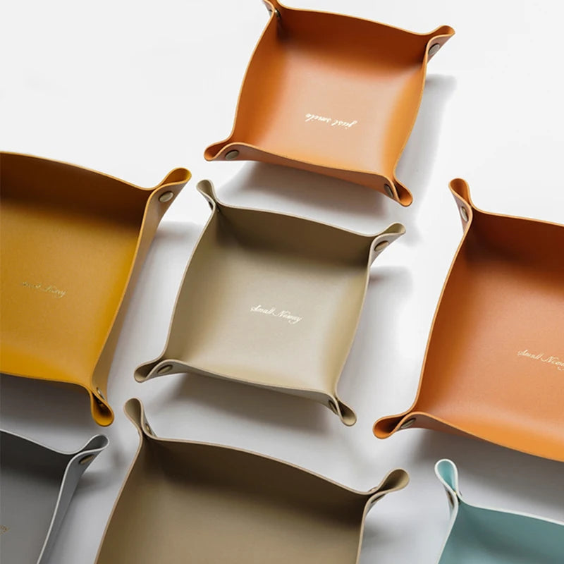 Nordic Leather Desk Tray