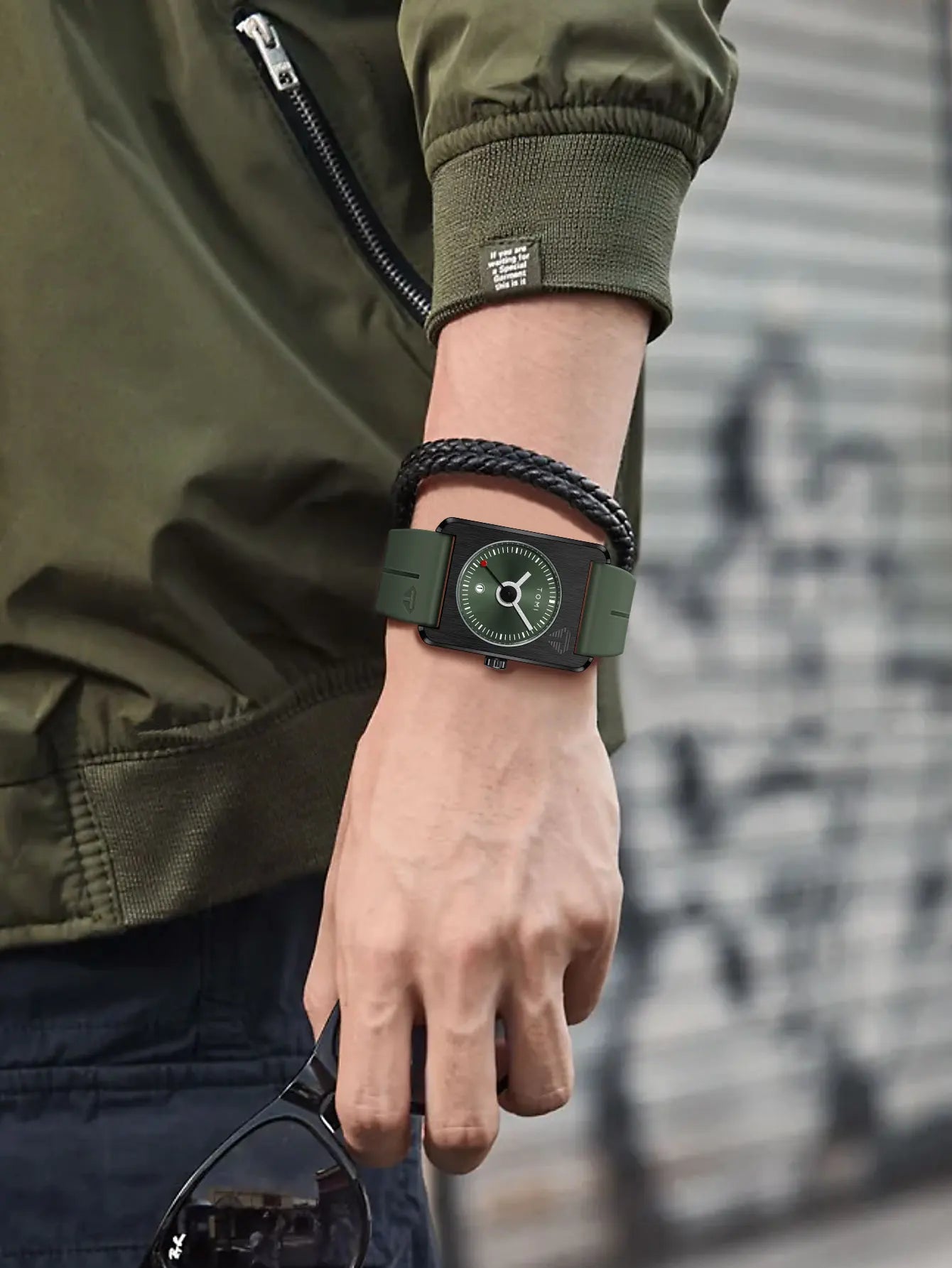 HUGO - Men's fashion watches quartz watches square small dial wrist watches magnetic buckle watches simple leisure watches