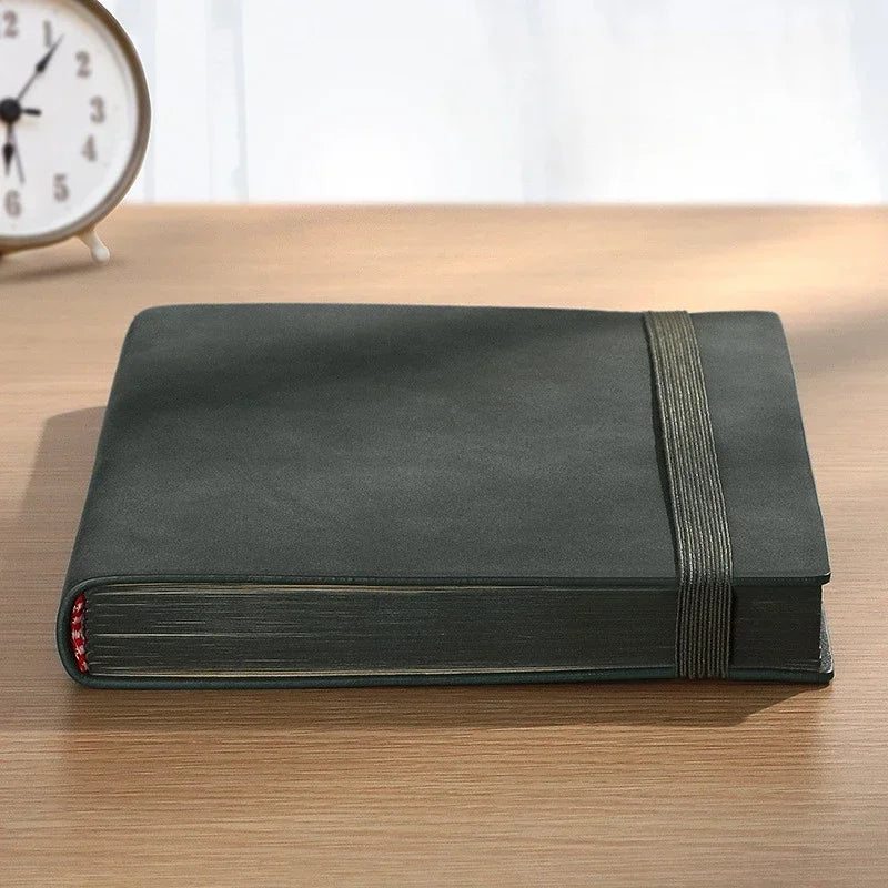 Twain Sheepskin Journal, 256 Pages Sheepskin A5 Notebook Notepad Diary Business Journal Planner Agenda Organizer Note Book Office School Supplies