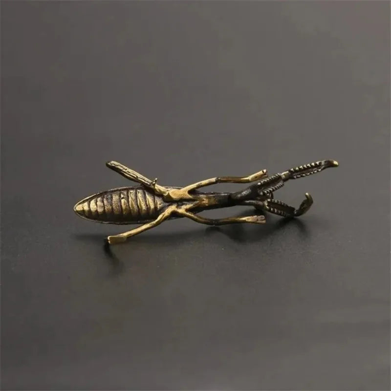 Copper Mantis Miniature Ornament