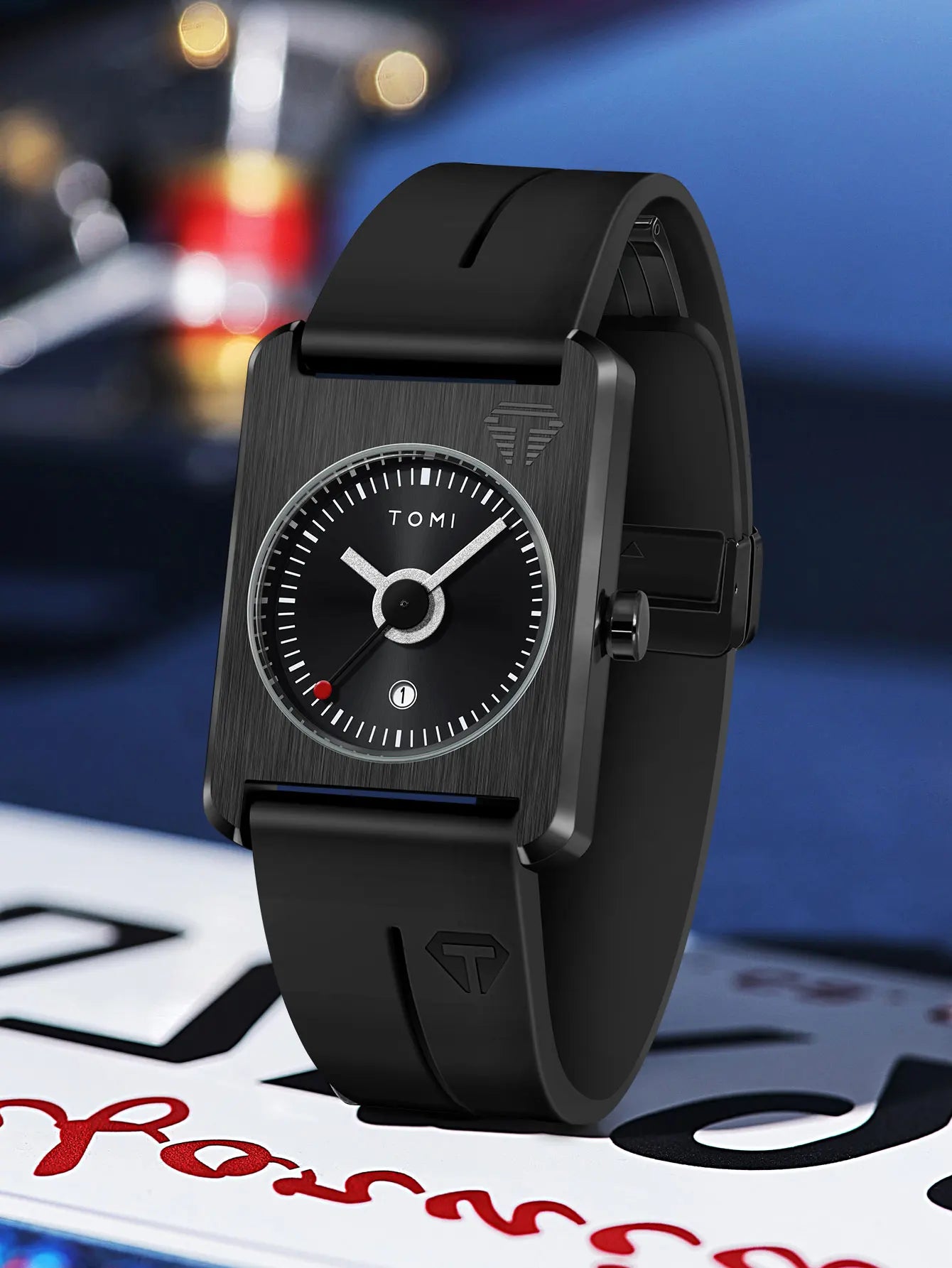 HUGO - Men's fashion watches quartz watches square small dial wrist watches magnetic buckle watches simple leisure watches