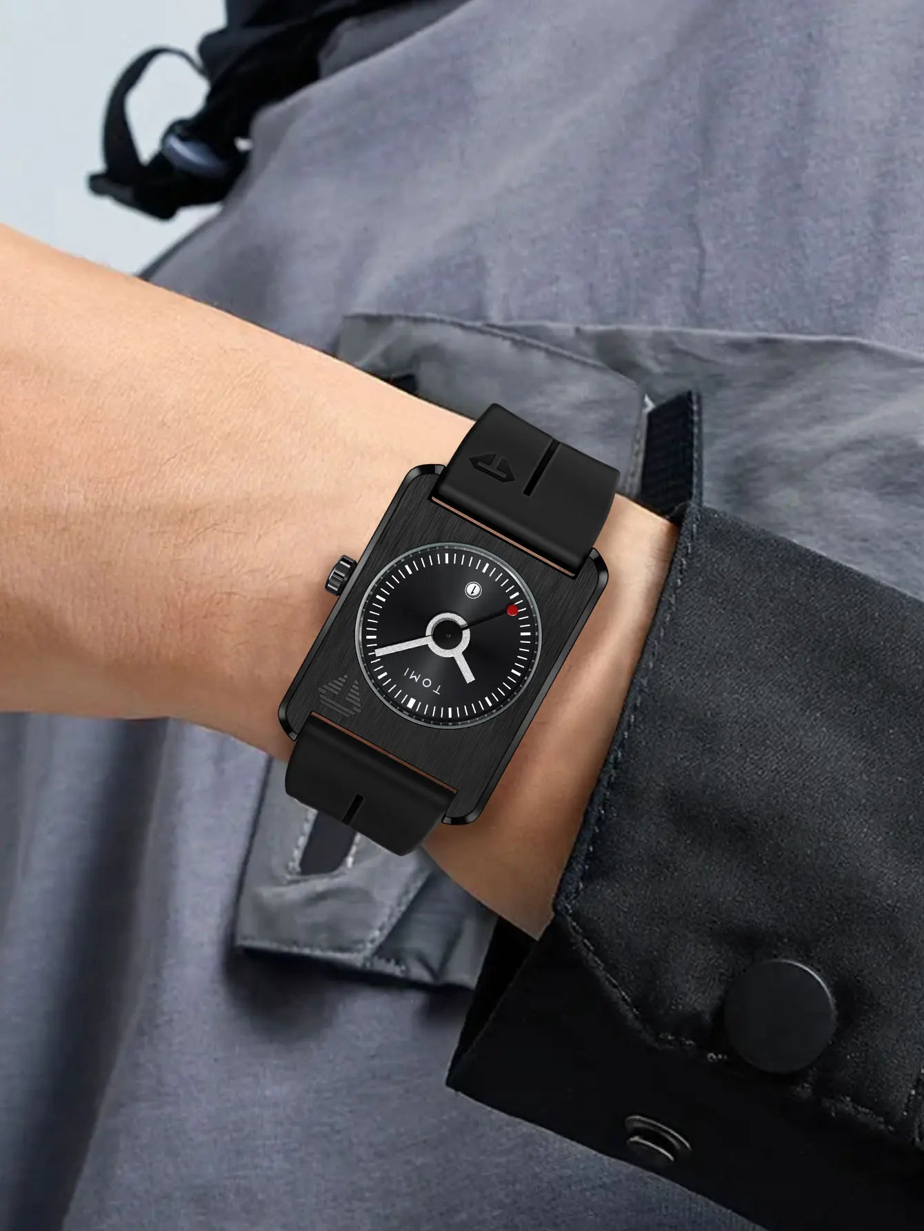 HUGO - Men's fashion watches quartz watches square small dial wrist watches magnetic buckle watches simple leisure watches