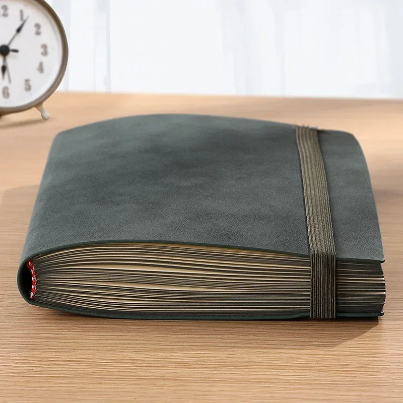 Twain Sheepskin Journal, 256 Pages Sheepskin A5 Notebook Notepad Diary Business Journal Planner Agenda Organizer Note Book Office School Supplies