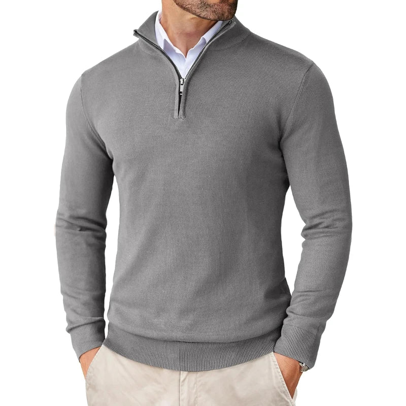Palm Cove Quarter Zip Knitted Sweater