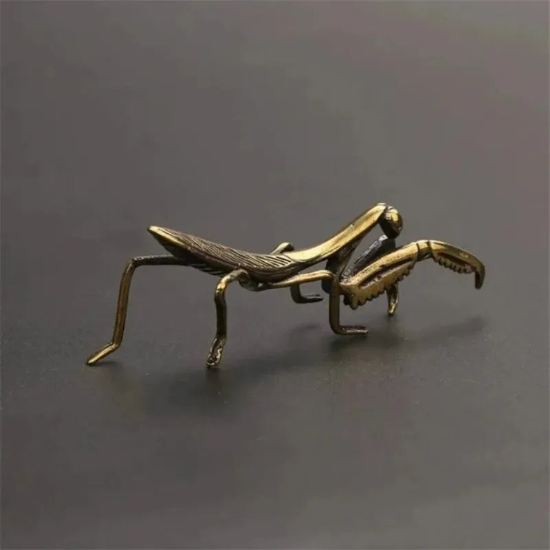Copper Mantis Miniature Ornament