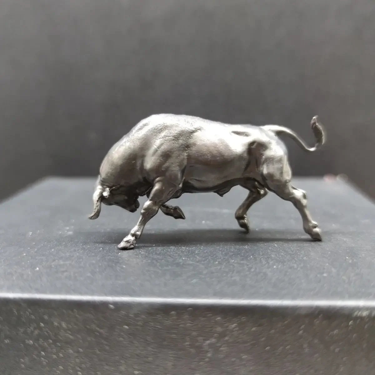 Vintage Copper Wall Street Bull - Desktop Ornament