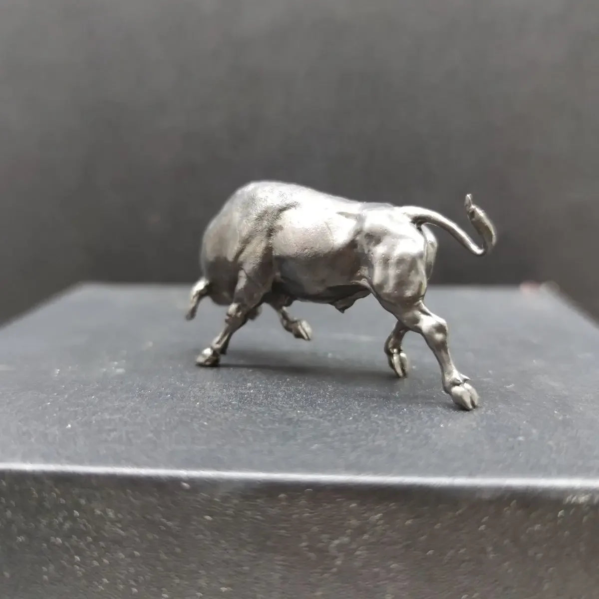 Vintage Copper Wall Street Bull - Desktop Ornament