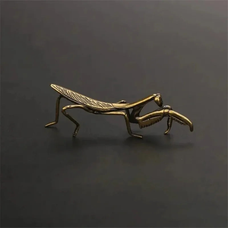Copper Mantis Miniature Ornament
