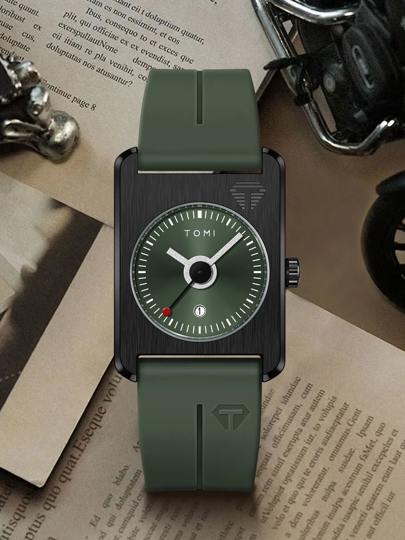 HUGO - Men's fashion watches quartz watches square small dial wrist watches magnetic buckle watches simple leisure watches