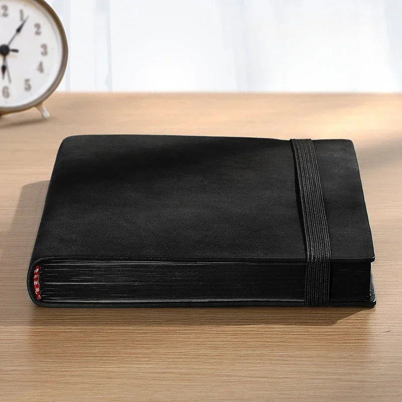 Twain Sheepskin Journal, 256 Pages Sheepskin A5 Notebook Notepad Diary Business Journal Planner Agenda Organizer Note Book Office School Supplies