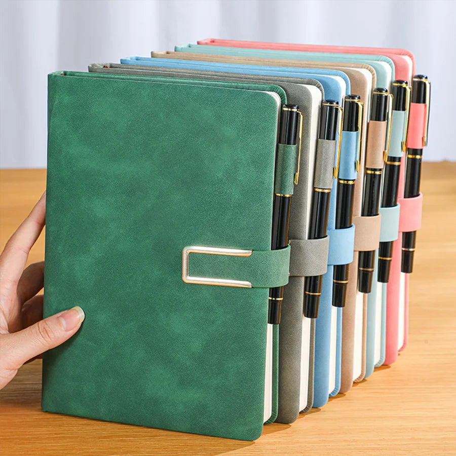 Olivier Leather Bound Diary - A5