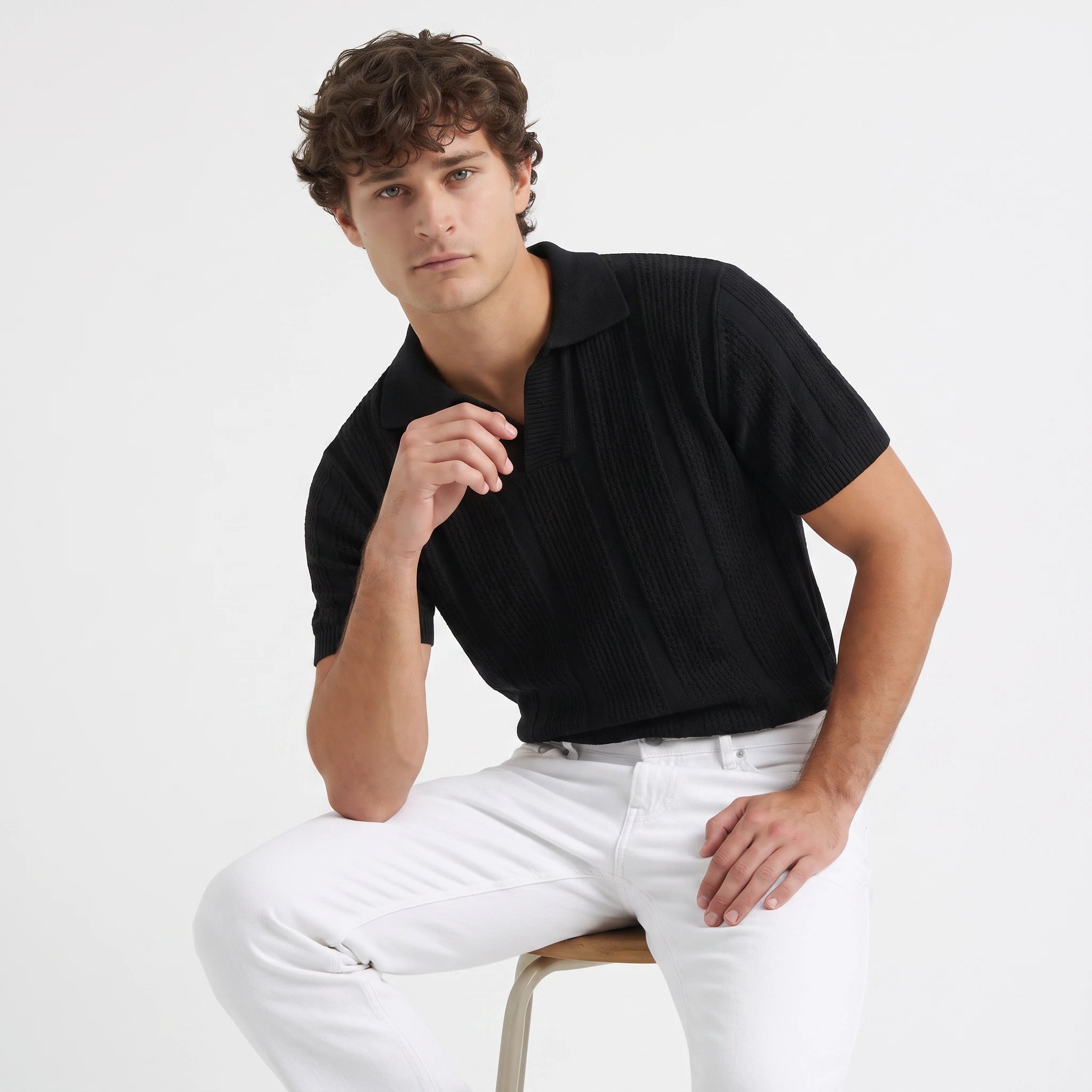 Lisbon Knitted Polo