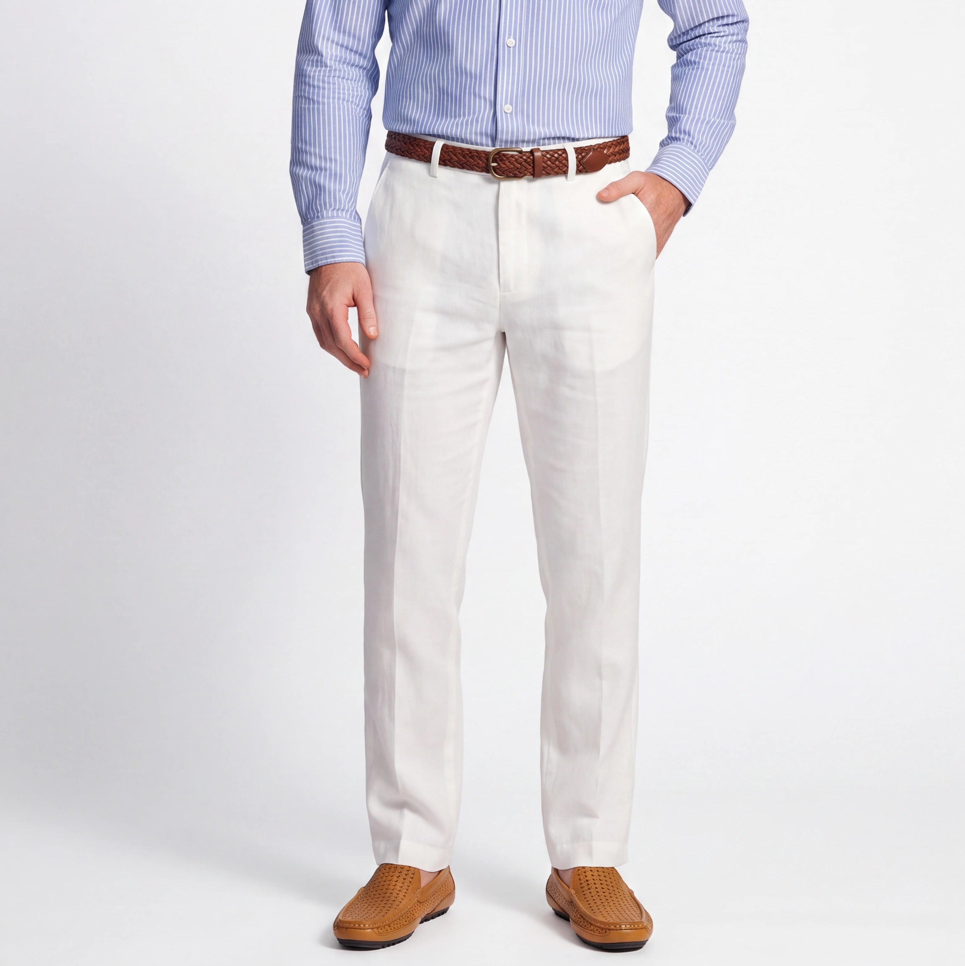 Sloane Cotton Linen Blend Trouser